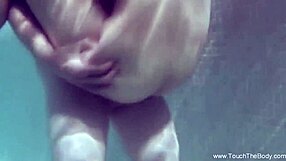 hot babe gives erotic oiled massage with handjob blowjob and dancing tits