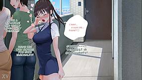 Mature Man Pounds Young Hentai Girl's Big Tits Ass Hardcore. Kissing Leads to Intense Fucking