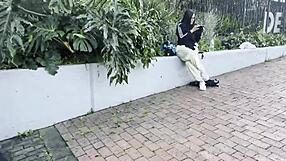 I meet estefani the beautiful colombian neighbor with curves