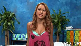 Whoa! Oiled Masseuse Pounds Teen Ass Hardcore!