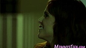 man, this horny milf loves her first taboo lick from young babe