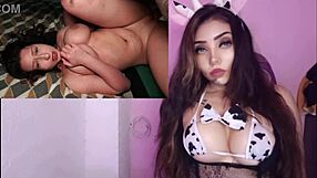 I crave her young Russian natural tits during hard anal