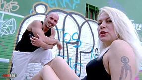 venus lova's blonde nastiness overwhelms with outdoor licks and blowjobs