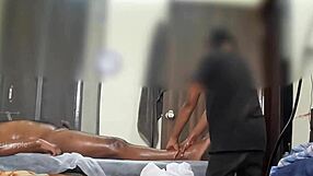 Thai Spa Girl Delivers Expert Oily Handjob Massage Climax