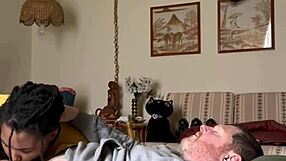 homemade ebony amateur girlfriend craves sucking big black cock in bedroom