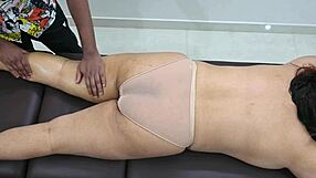 Lucky Boy Scores Hot White Chick Massage Bliss!