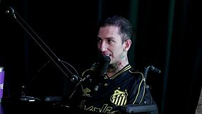 dude gets rock hard watching her get cinema blowjob offer then wants to fuck her sheer red lingerie nerd