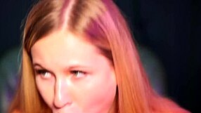 Blonde Babe Sucks Massive Dildo Inches from Camera in Wet Pussy Tease!