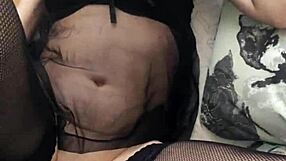 Amateur couple's hidden homemade backstage tease