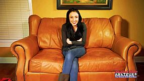 skinny blonde olyssia pounded deep in wet pussy and tight asshole