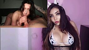 I crave her young Russian natural tits during hard anal