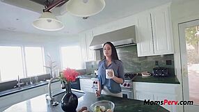 Busty Milf Step Mom Brooke Beretta Rides Young Cock In Kitchen