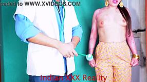 Indian doctor fucks horny patient missionary in hospital quickie