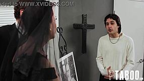 Tattooed gilf Ruby soaked in Jayden's hot cum