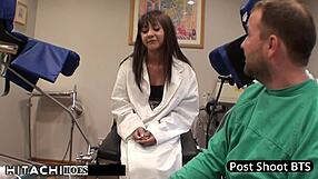 TROUBLED TEEN GETS DOCTOR'S HITACHI VIBRATOR FORCED ON HER SHAVED PUSSY ORGASMS IN HOSPITAL!