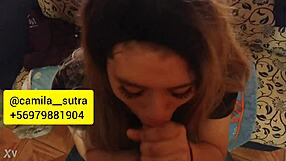 Camila Sutra Swallows Monster Cock Like Ice Cream Treats