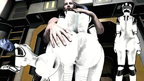 Belle D's Petite Anime Ass Takes Monster BBC Anal Hentai Pound!