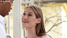 stunning cleaner tiffany tatum bends over for messy bbc facial cumshot from client in sneakers gp2980