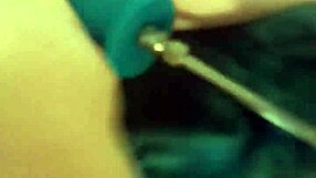 solo girl rides sex machine for nonstop pussy pounding orgasms