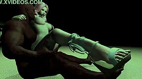 Belle D's Petite Anime Ass Takes Monster BBC Anal Hentai Pound!