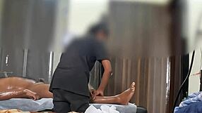 Thai Spa Girl Delivers Expert Oily Handjob Massage Climax