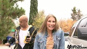 Amateur small tits bounce on BBC 🍆💦