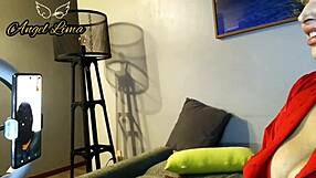 ANGEL LIMA'S STEAMY STRIPTEASE AND RIPPED CLOTHES LIVE FUCK SCENE!