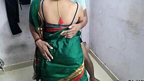 Hot Indian Desi Bhabhi Fucked In Sexy Pink Silky Saree