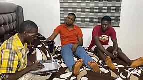 Teacher and classmates sneak suggestive glances before raw classroom train fuck