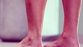 petite brunette crushes fruits barefoot then in high heels foot fetish tease