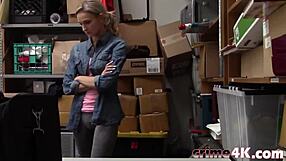 Storage Room Pound: Gorgeous Blonde Teen's Horny Fuck