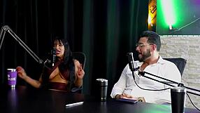 French guy threesome intro to Brazilian swingers casal cherie sheer red!