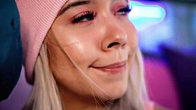 colombian blonde slut sucks stepbro's cock live on webcam!!