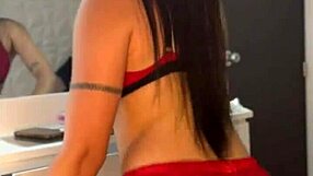 Latina Dances Funk Naked and Wild