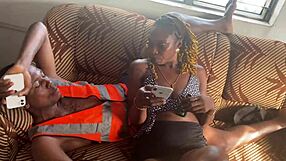 oh yeah gisting hard with skinny ebony tattooed colleagues in wild group action!