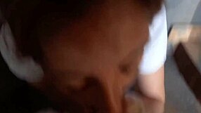 Naughty Brazilian Redhead Wife Intense Blowjob Action