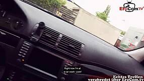 Shy student tourist tries raw outdoor sex with German pickup macho