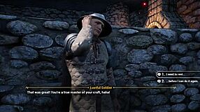 big cock strips her teasing tits and ass before rough monster fucking backlash