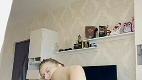 Blonde Babe Ass Panties Down Tease