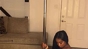 i love watching ebony divine shake her huge fat ass and massive tits on that pole.