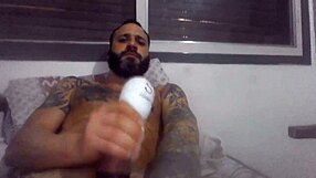 i jerked until i burst all over my hand