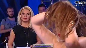 Indian mallu aunty dances sexily with huge bouncing tits