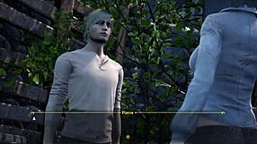 big cock strips her teasing tits and ass before rough monster fucking backlash