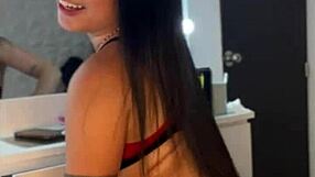 Latina Dances Funk Naked and Wild