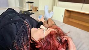 Stepsister's Subtle Dick Play Lesson Ends in Swallowing Cum