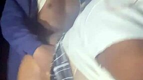 Sexy Ebony BBW Sucks Cock Fucked Forest