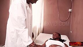 patient bends ebony doctor over for squirting homemade hospital fuck?