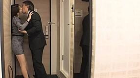 BOSS POUNDS HAIRY JAPANESE MILF SECRETARY HARD IN OFFICE CHEATING