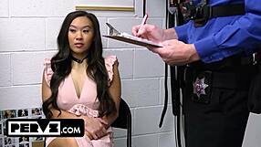 Security Guard Gets Epic Tit Job After She Steals Huge Boobs!