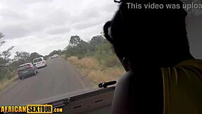 wild horny african teen takes big cock deep in pussy